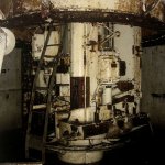 Unterer Teil eines Gesch&uuml;tzblockes