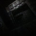 Treppenabgang zur Hauptgalerie in einem MG / Beobachtungskampfblock