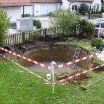 der Dreck ist weg und Kies ist drinn