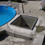 Der Rahmen für den Schachtdeckel