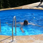 und ein paar Züge Schwimmen