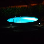 Der beleuchtete Pool